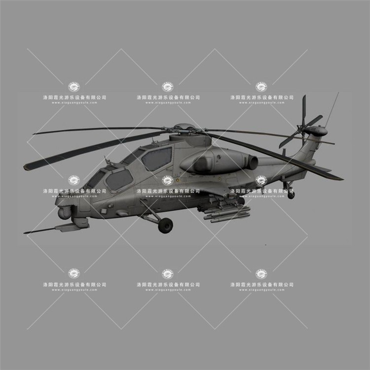 番阳镇武装直升机3D模型